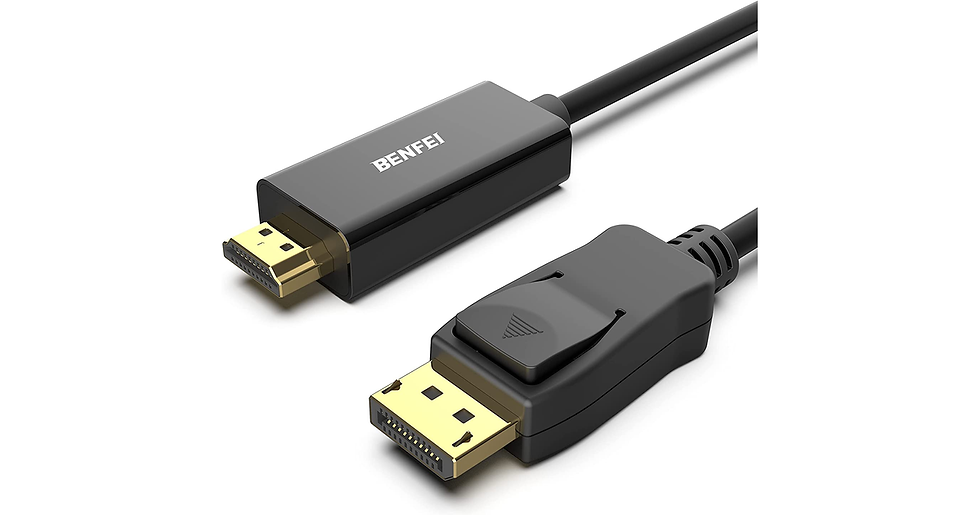 Thumbnail: Displayport to HDMI Cable, Benfei Gold-Plated Displayport (DP) to HDMI 1.8M Cabl