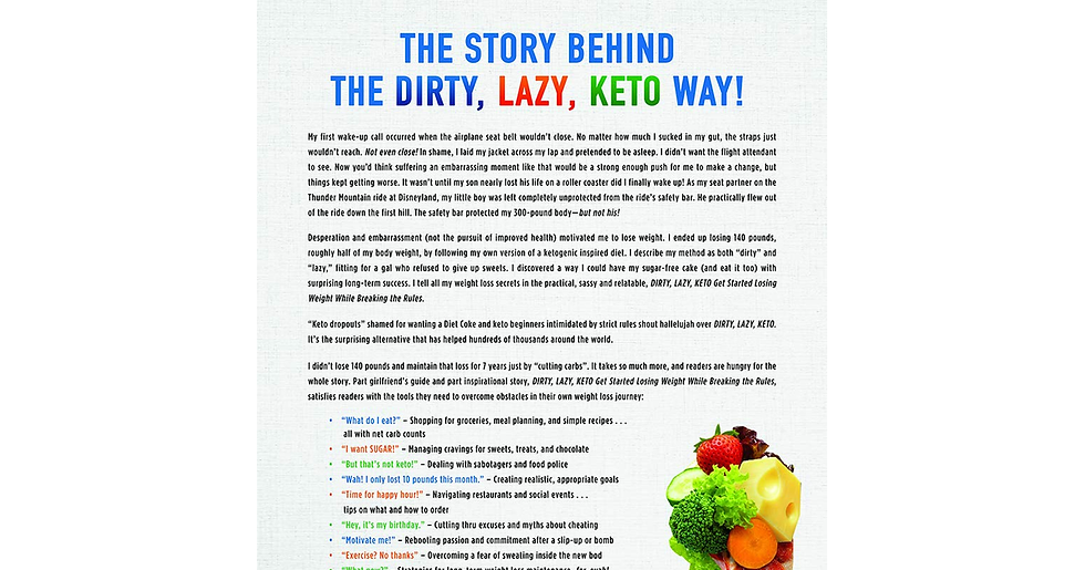 Thumbnail: DIRTY, LAZY, KETO (Revised and Expanded): Get Started Losing Weight While Breaki