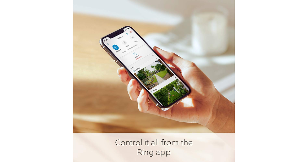 Thumbnail: Ring Alarm 5 Piece Kit (2Nd Generation) by – Home Security System with Optional 