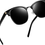 Thumbnail: Joopin Semi-Rimless Polarised Sunglasses Man - UV400 Protection Retro Half Frame