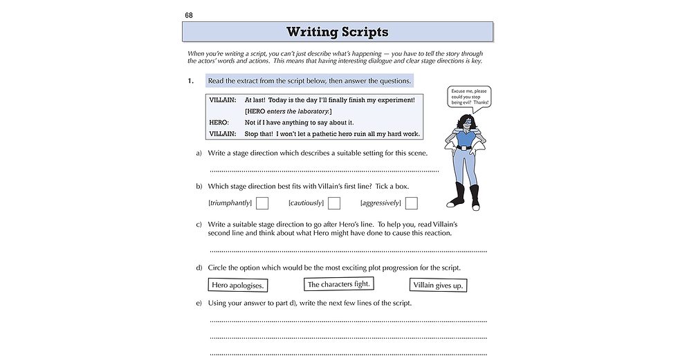 Thumbnail: New KS3 English Year 7 Targeted Workbook (With Answers) (CGP KS3 English) a cove
