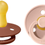 Thumbnail: BIBS Colour Soother 2-Pack, BPA Free Dummy Pacifier, round Nipple. Natural Rubbe