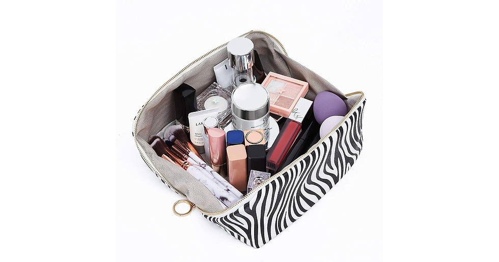 Thumbnail: KALIDI Large Capacity Cosmetic Bag Ladies Pencil Case Make up Bag Makeup Bag Pen