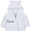 Thumbnail: Personalised Embroidered Baby Bath Robe Dressing Gown Soft Gift Pink/Blue/White 