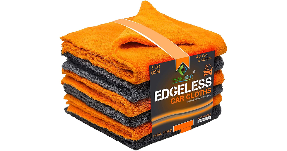 Thumbnail: Towelogy® 420Gsm Professional Microfibre Edgeless Car Cloths QUICK DRY for Auto/
