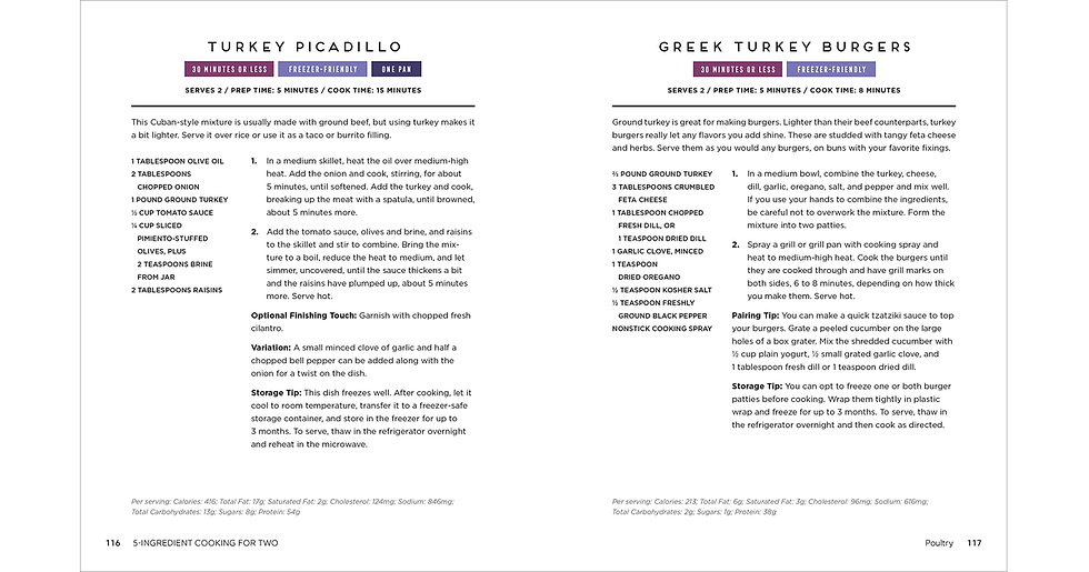 Thumbnail: 5-Ingredient Cooking for Two: 100+ Recipes Portioned for Pairs new new