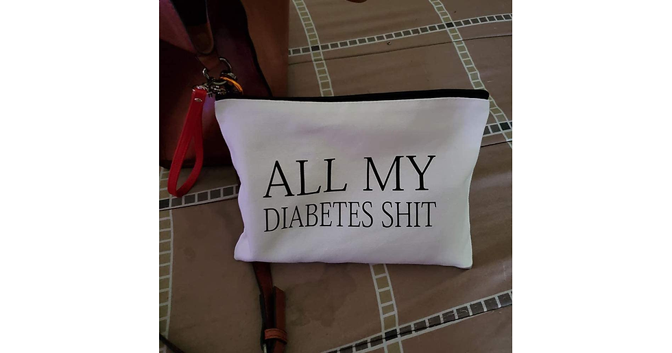 Thumbnail: All My Diabetes Shit Funny Diabetic Travel Bag Pouch Personalized Gift for Diabe