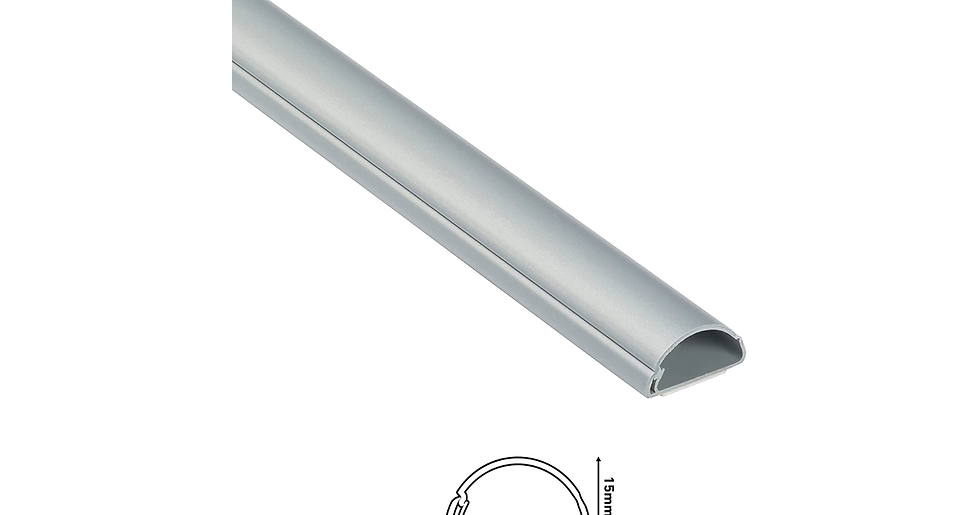 Thumbnail: D-Line EU/1D3015A/EH Mini Trunking, Electrical Cable Management Solution, Self-A