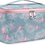 Thumbnail: Travel Makeup Bag Large Cosmetic Bag Make up Case Organizer for Women and Girls 