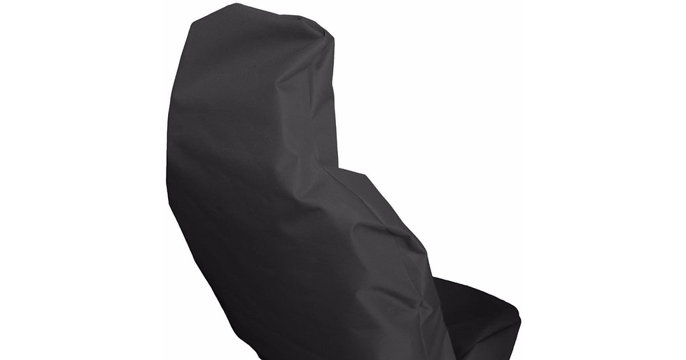 Thumbnail: Carseatcover-Uk BLKWPSPFP920 Heavy Duty Black Waterproof Car Seat Covers/Protect