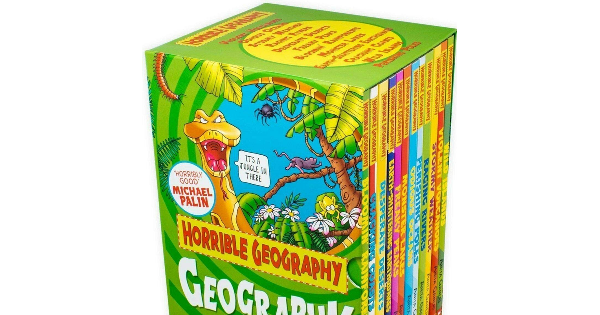 Geography with the Wild Bits Left In! 10 Books (Horrible Geography) story book s