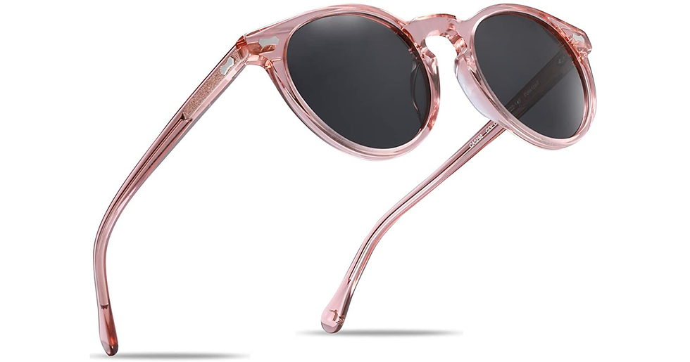 Thumbnail: Carfia Polarised Womens Sunglasses Vintage UV400 Protection Acetate Frame