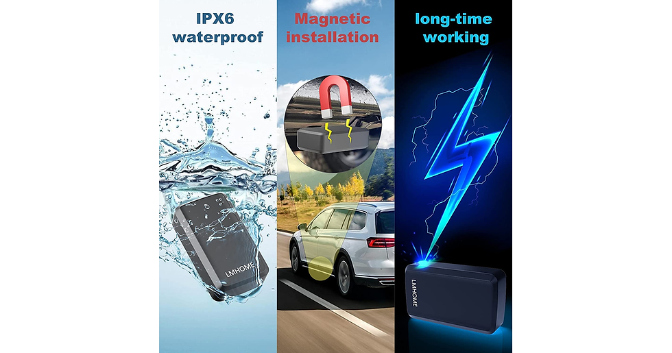 Thumbnail: LMHOME Strong Magnetic GPS Tracker for Car/Vehicle/Van Truck Fleet Management GP