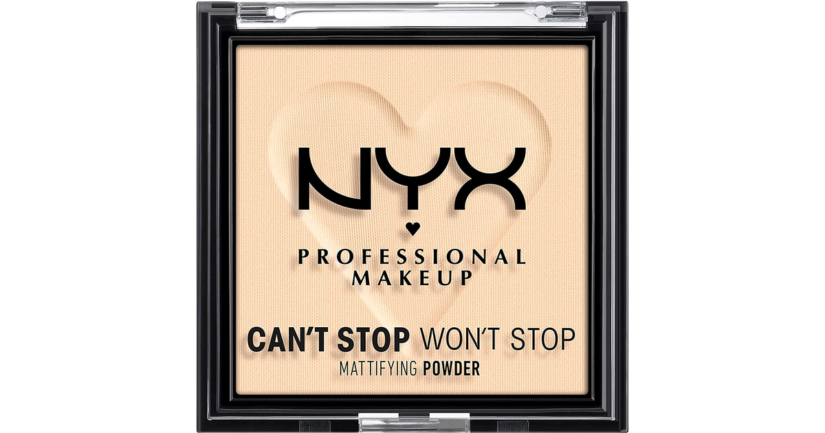 NYX Professional Makeup Can'T Stop Won'T Stop Mattifying Powder, Matte Finish, F