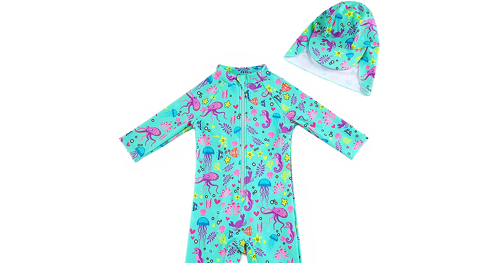 Thumbnail: Upandfast Baby Boy Swimwear Infant One Piece Zip Swimsuit UPF 50+ Sun Protection