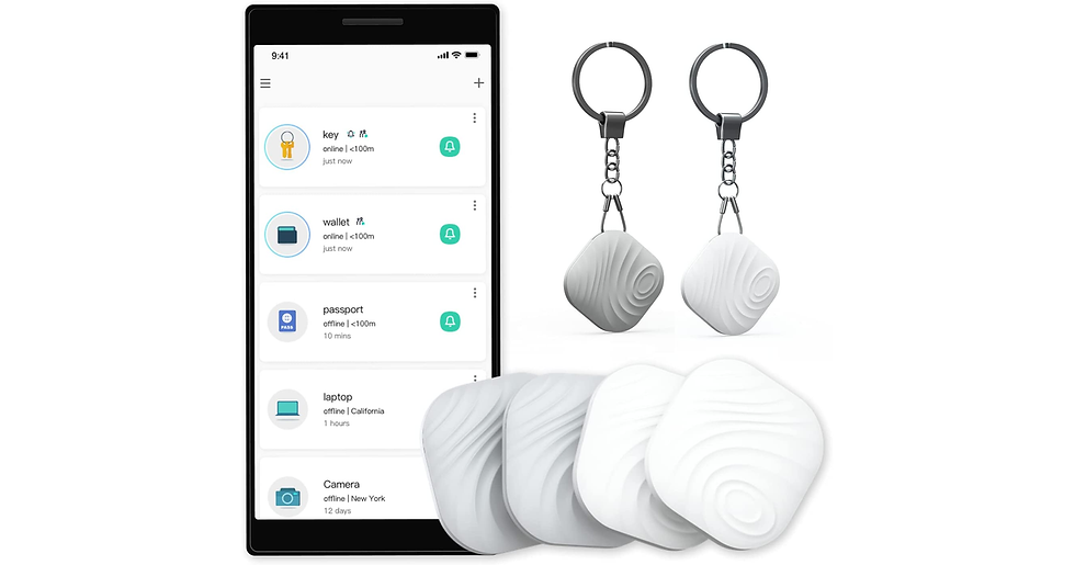 Thumbnail: Nutale Key Finder Smart Tracker Bluetooth Locator, Anti-Lost Bidirectional Alarm