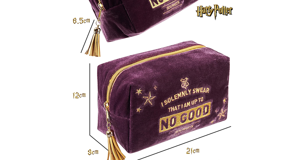 Thumbnail: Harry Potter Gifts Make up Bags for Women Toiletry Bag Hogwarts Travel Accessori