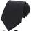 Thumbnail: RBOCOTT Solid Color Tie and Pocket Square, Tie Clip Set for Men