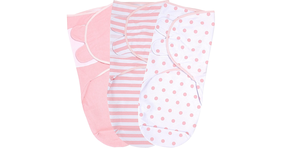 Thumbnail: Swaddle Blanket, Baby Swaddle Wrap for Infant (0-3 Month), Adjustable Newborn Sw
