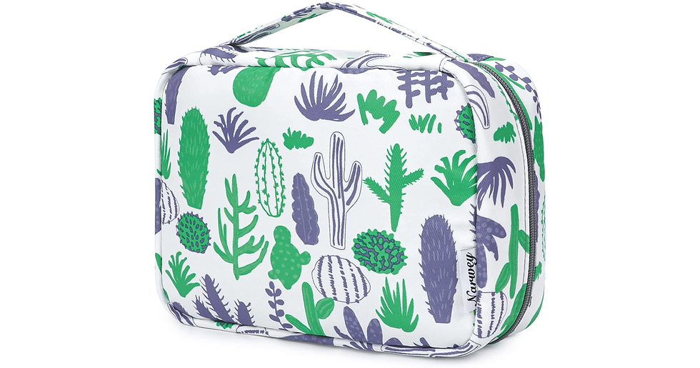 Thumbnail: Travel Hanging Toiletry Wash Bag Makeup Cosmetic Organizer for Women Girls Kids 