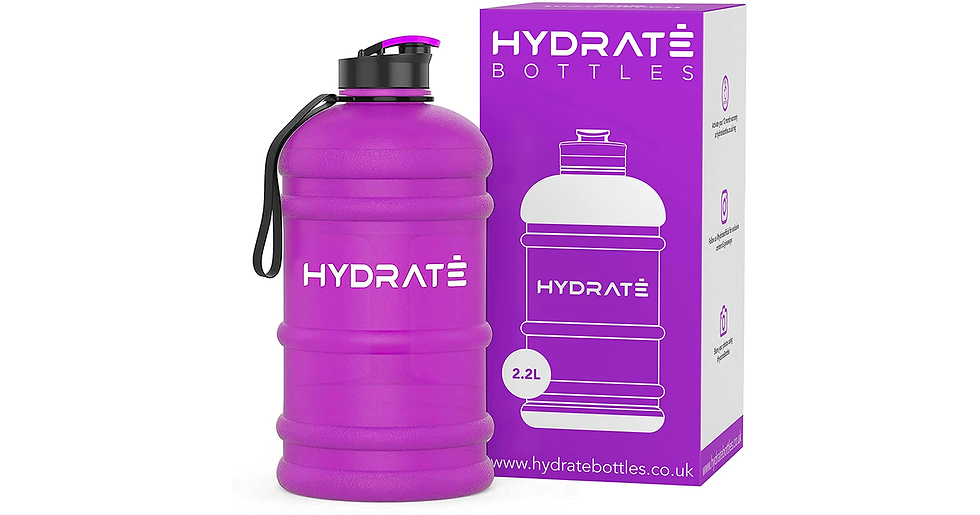 Thumbnail: HYDRATE XL Jug 1.3 Litre Water Bottle - BPA Free, Flip Cap, Ideal for Gym - Colo