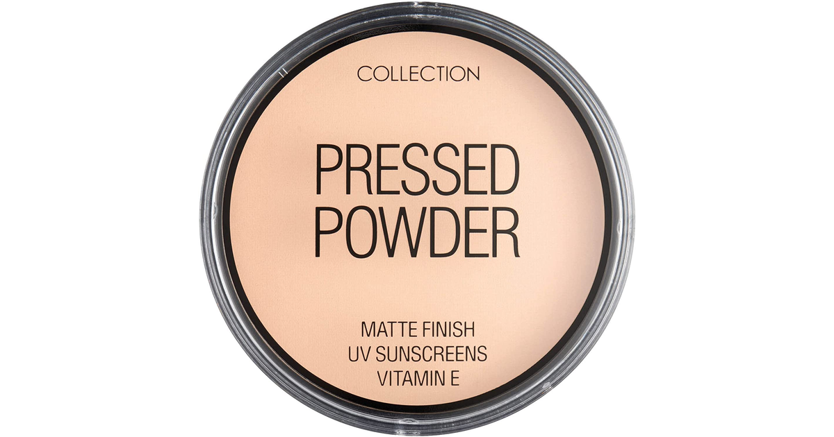 Collection Cosmetics Pressed Powder, Velvety Matte Finish, 17G, Candlelight