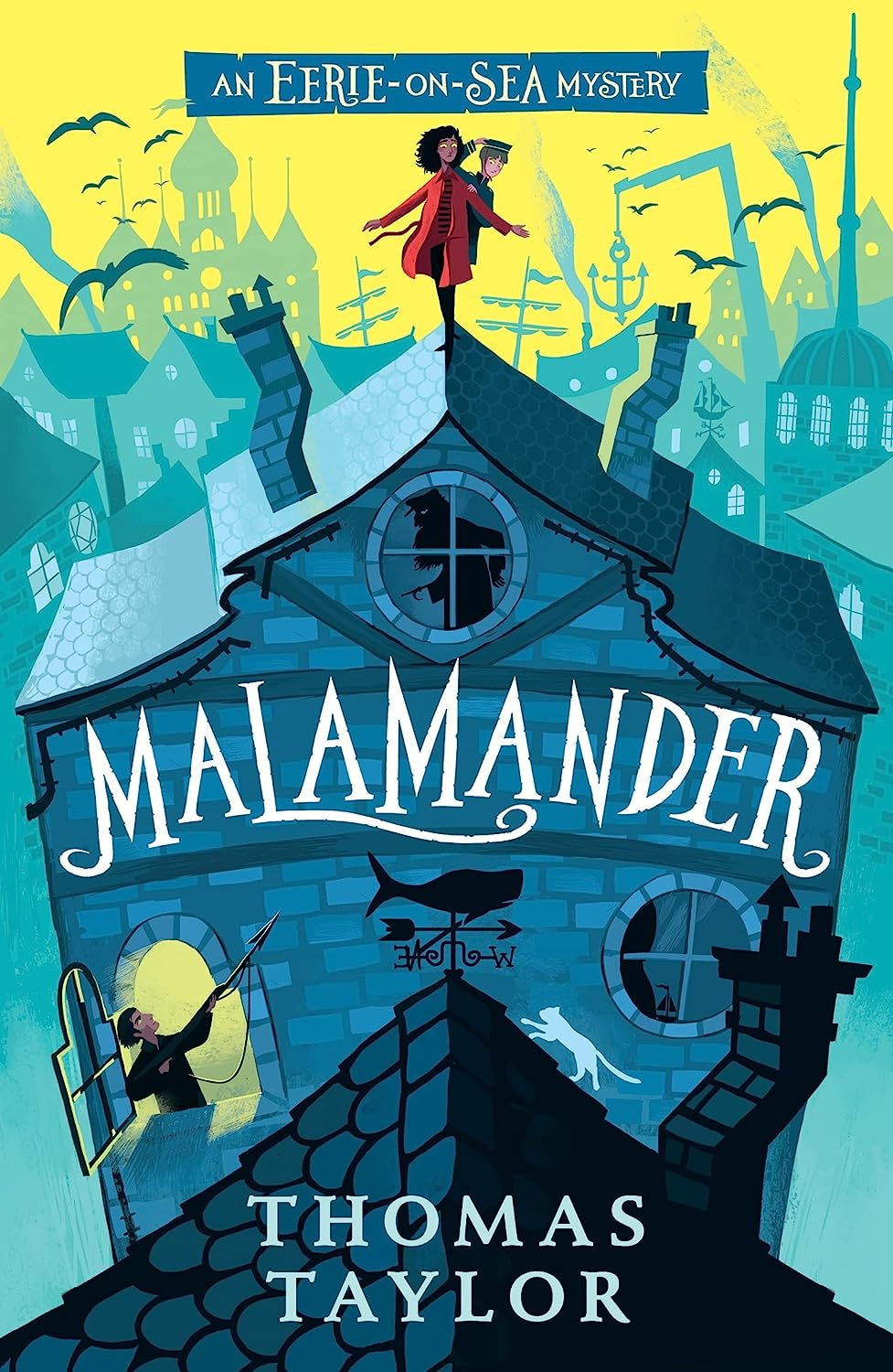 Thumbnail: An Eerie-On-Sea Mystery Series 4 Books Collection Set by Thomas Taylor (Malamand