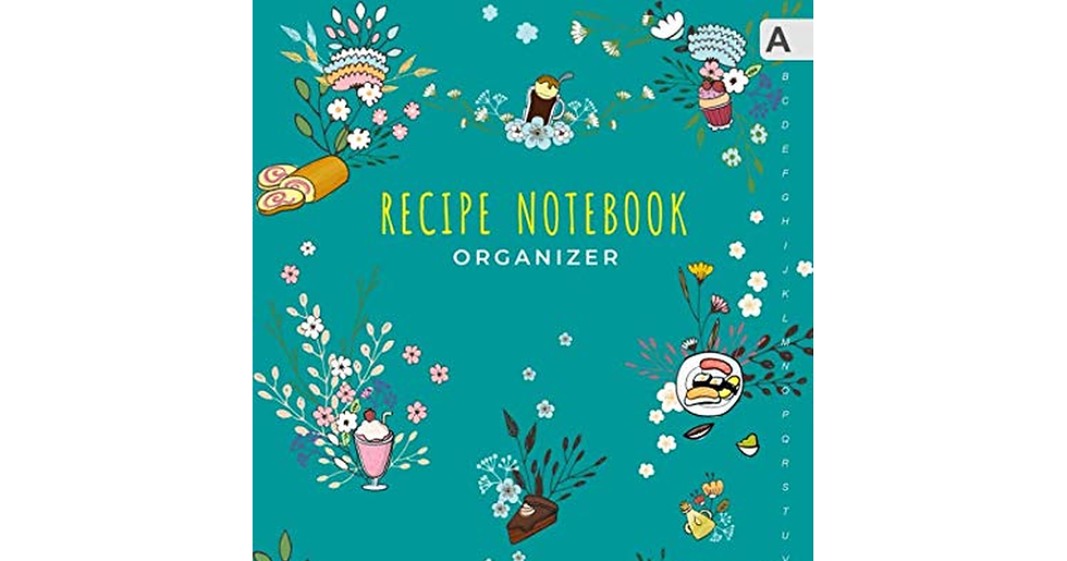 Thumbnail: Recipe Notebook Organizer: 8X10 Large Recipe Book to Write in with Alphabetical