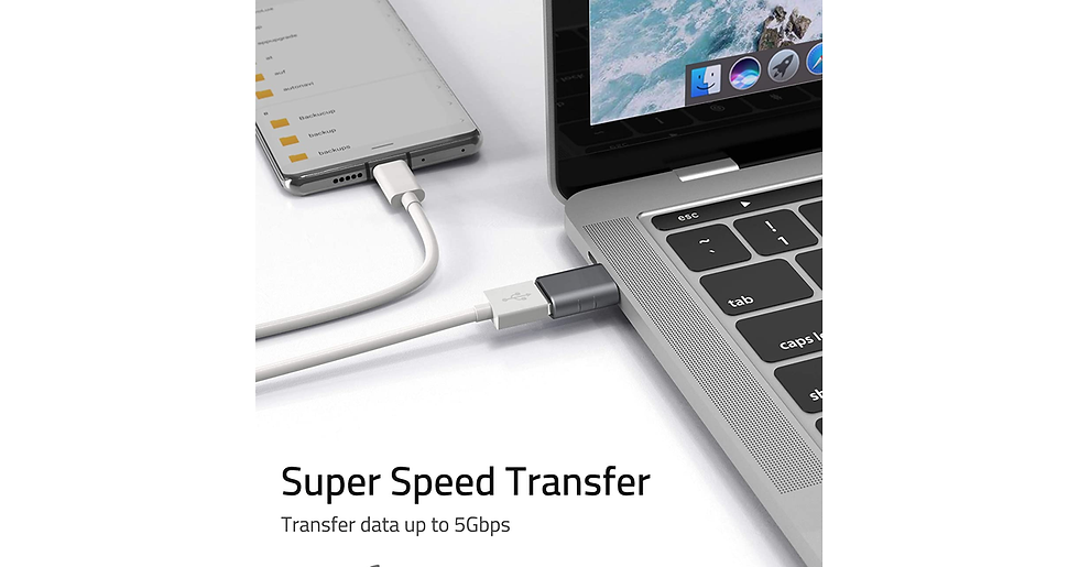 Thumbnail: USB C to USB Adapter(2 Pack), Syntech USB-C Male to USB 3.0 Female Adapter Compa