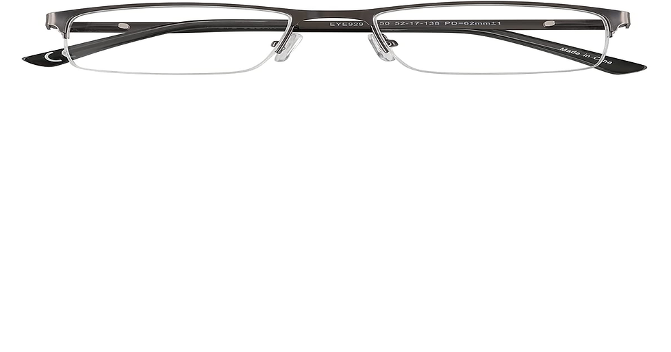 Thumbnail: Eyecedar 5-Pack Reading Glasses Men Blue Light Blocking Half Frame Rectangle Sty