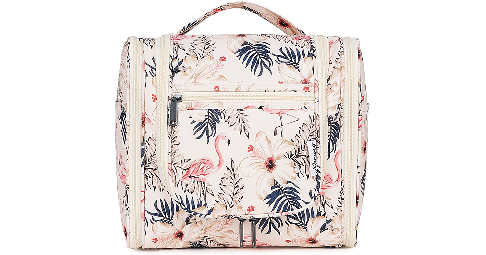 Thumbnail: Travel Hanging Toiletry Wash Bag Makeup Cosmetic Organizer for Women Girls Kids 
