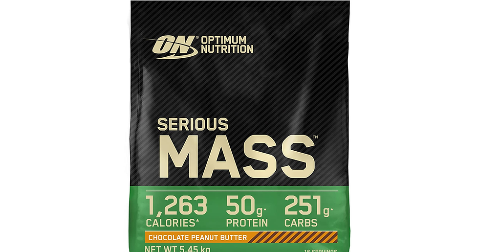 Thumbnail: Optimum Nutrition Serious Mass Protein Powder High Calorie Mass Gainer with Vita