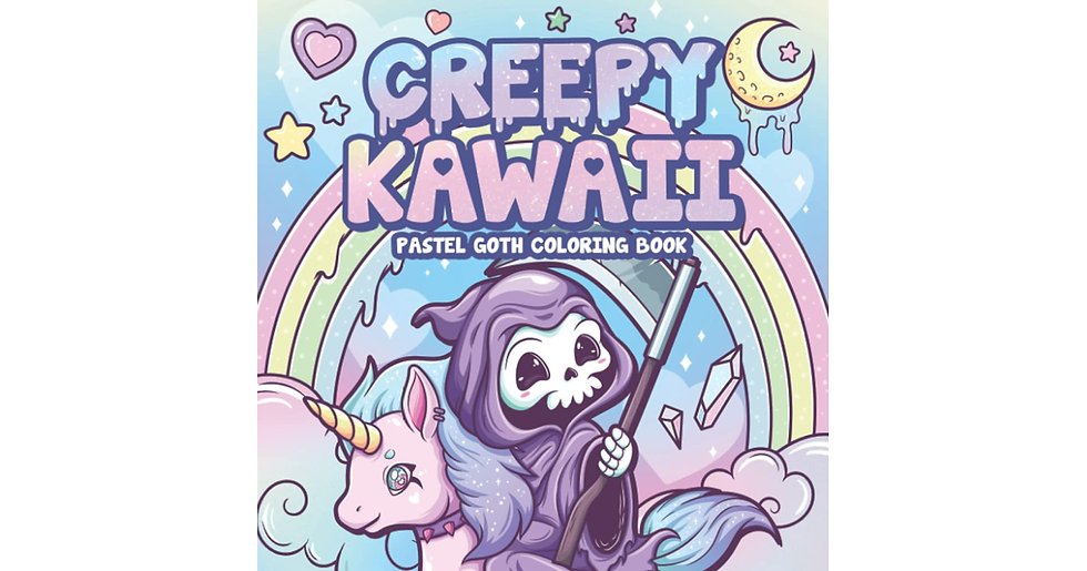 Creepy Kawaii Coloring Book