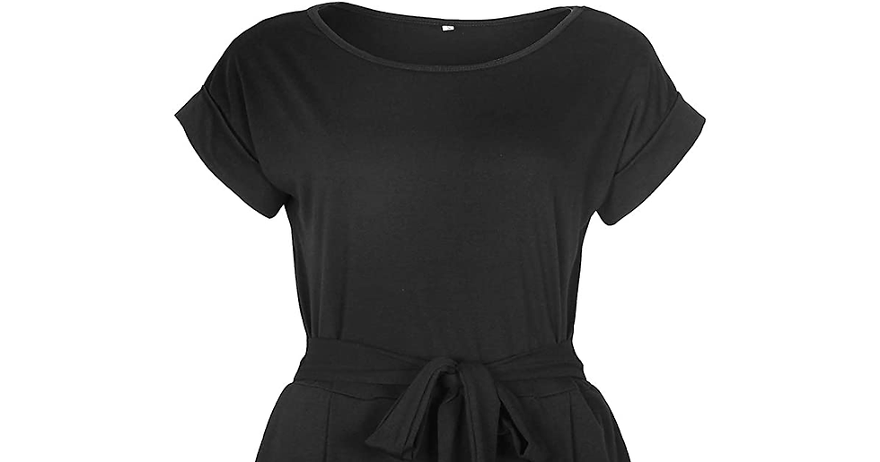 Thumbnail: Smile Fish Women'S Striped Elegant Short Sleeve Midi Dresses Pockets Casual Penc