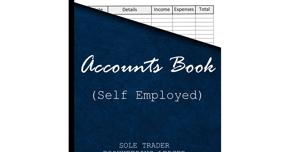 Thumbnail: Accounts Book (Self Employed): Self-Employed Expenses Book for Sole Trader Accou