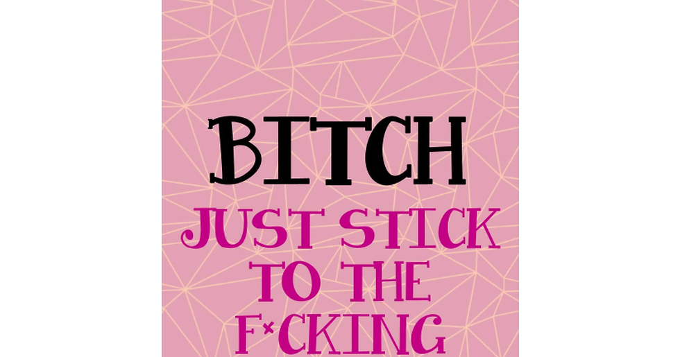 Thumbnail: Diet & Exercise Journal | Bitch Just Stick to the F*Cking Plan: 90 Days Food & A