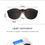 Thumbnail: Polarized Clip-On Sunglasses Anti-Glare UV400 Protection Flip up Rimless Lens fo