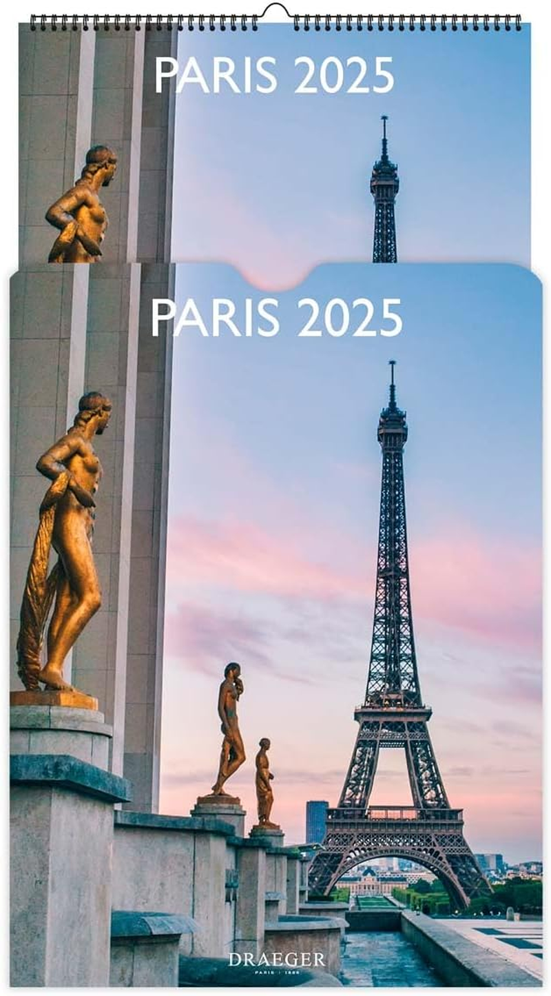 Thumbnail: PARIS 1886 - Decorative Wall Calendar 29 X 39 Cm 2025-7 Languages - January to D