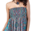 Thumbnail: U-Shot Women Strapless Ethnic Boho Bandeau Beach Sun Dress