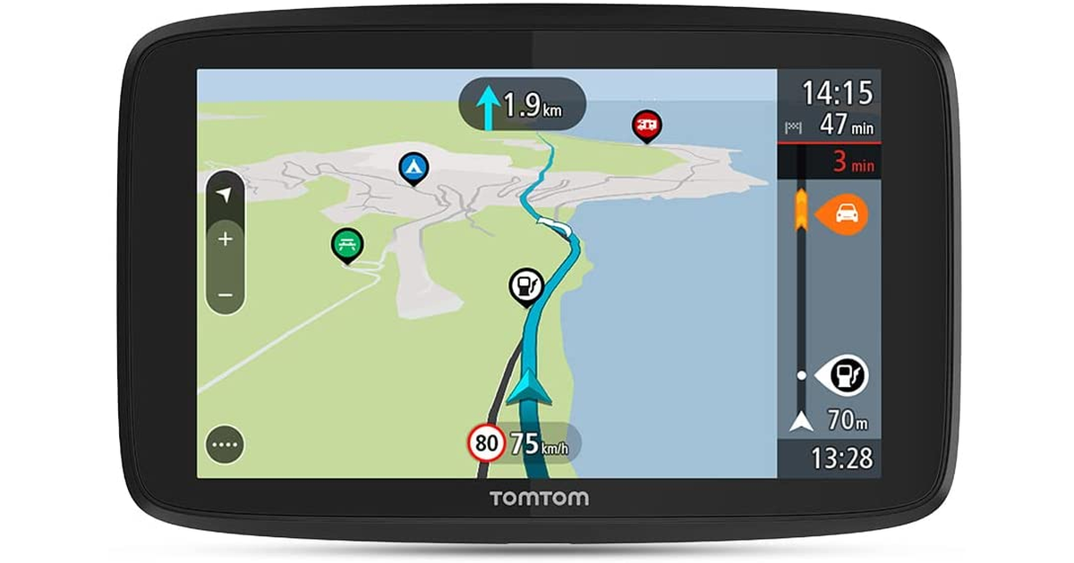 Tomtom Campervan and Caravan Sat Nav GO Camper Tour 6" Screen with Campervan and