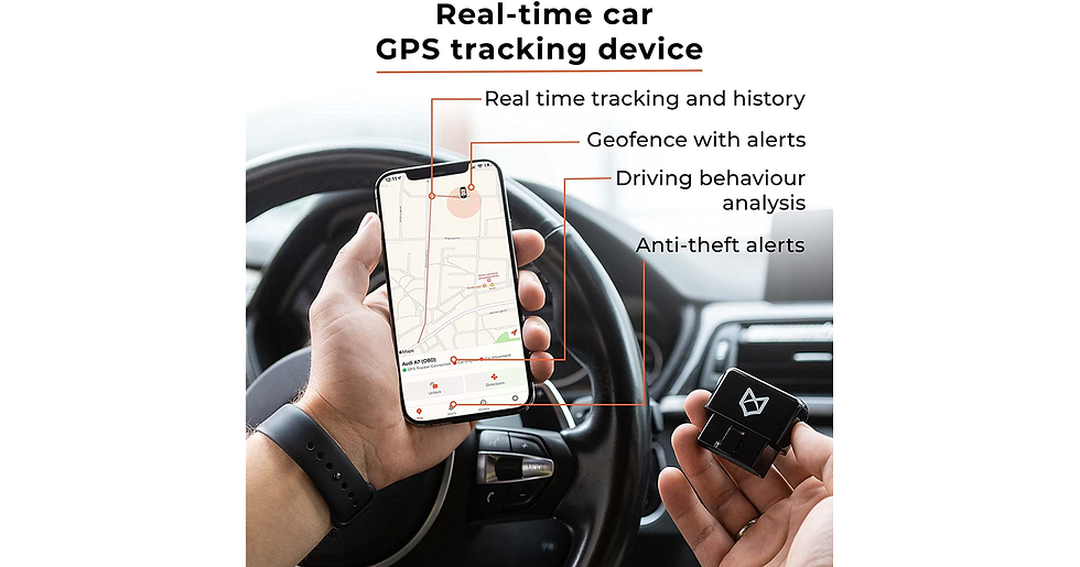 Thumbnail: Trackingfox GPS Vehicle Tracker Device, Real Time Car Tracker with Phone App, Ea