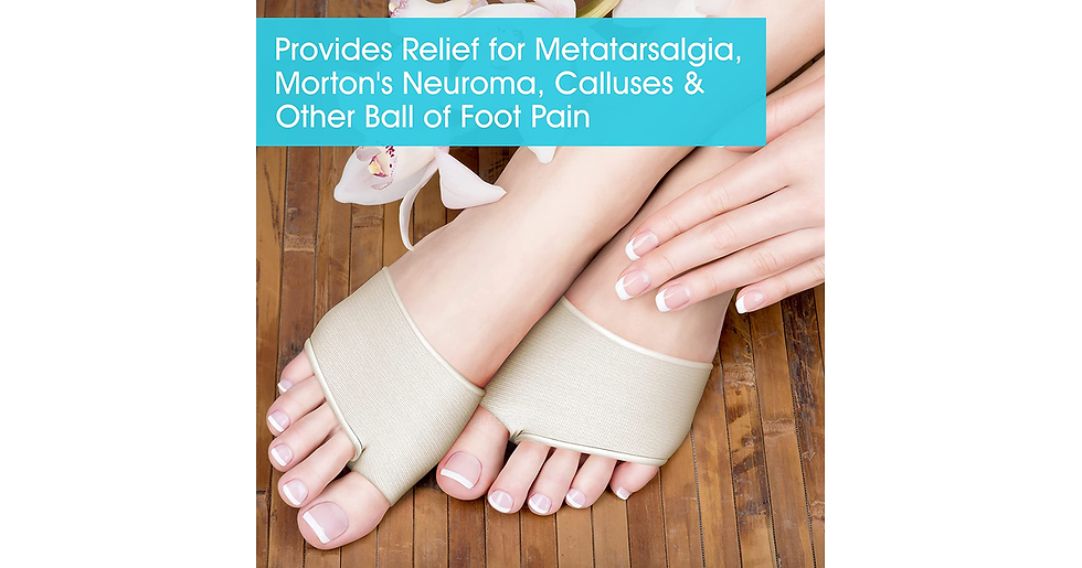 Thumbnail: Medipaq® Metatarsal Gel Protector Cushion Pads - Relieve Ball of Foot Pain - Met