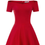Thumbnail: GRACE KARIN Women 50S Vintage Hepburn Retro off Shoulder A-Line Dress Stretchy S