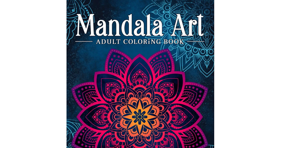 Mandala Art: Adult Coloring Book, Stress Relieving Mandala Art Designs, Relaxati