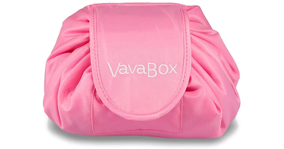 Thumbnail: Lazy Drawstring Makeup Bags, Large Capacity Waterproof Travel Portable Cosmetic 