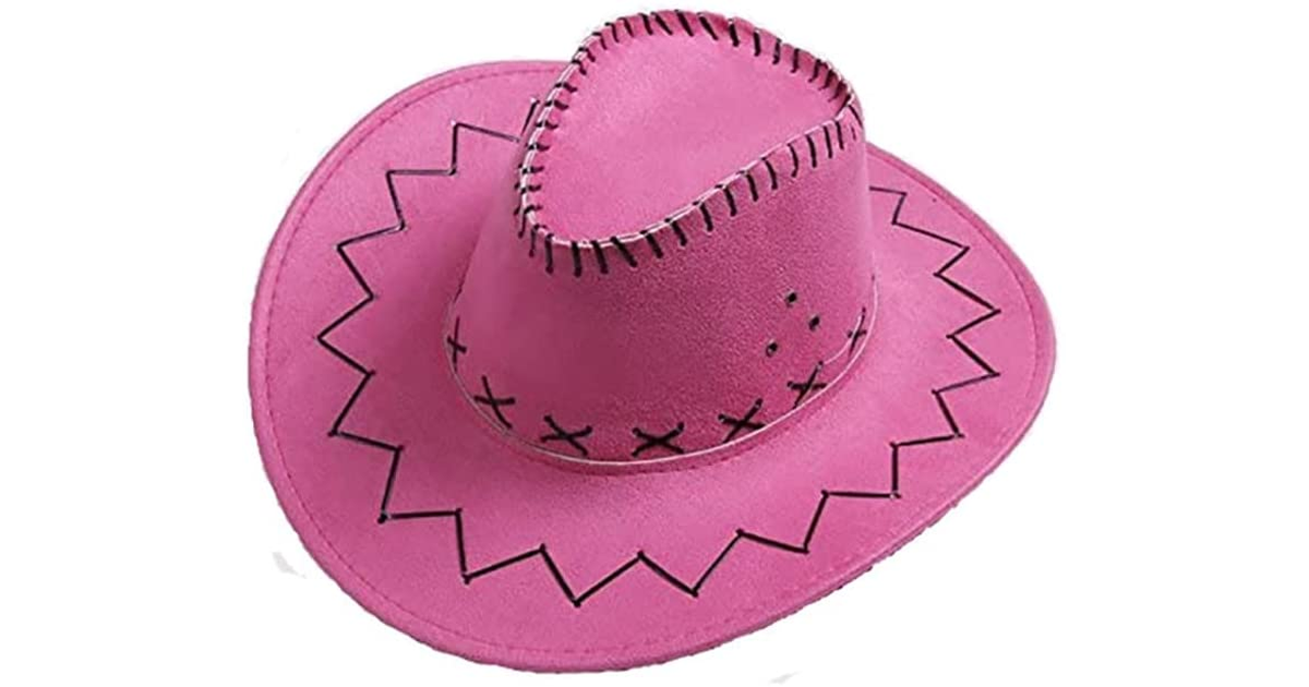 NYKKOLA Western Authentic Gunslinger Hat Suede Cowboy Hat Unisex