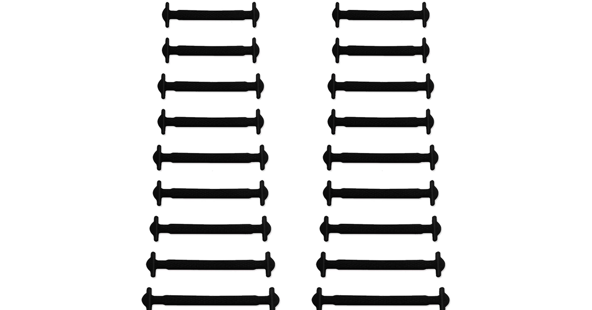 INMAKER No Tie Laces for Kids and Adults, Elastic Laces for Trainers, Silicone T