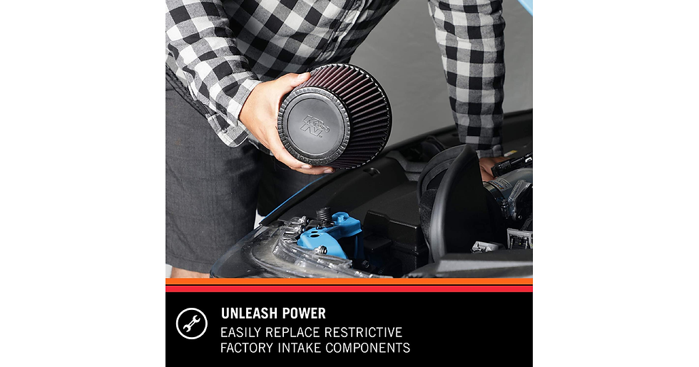 Thumbnail: K&N Filters RU-3020 Car and Motorcycle Universal Rubber Filter