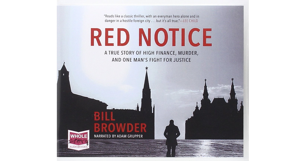 Thumbnail: Red Notice: a True Story of Corruption, Murder and One Man’S Fight for Justice