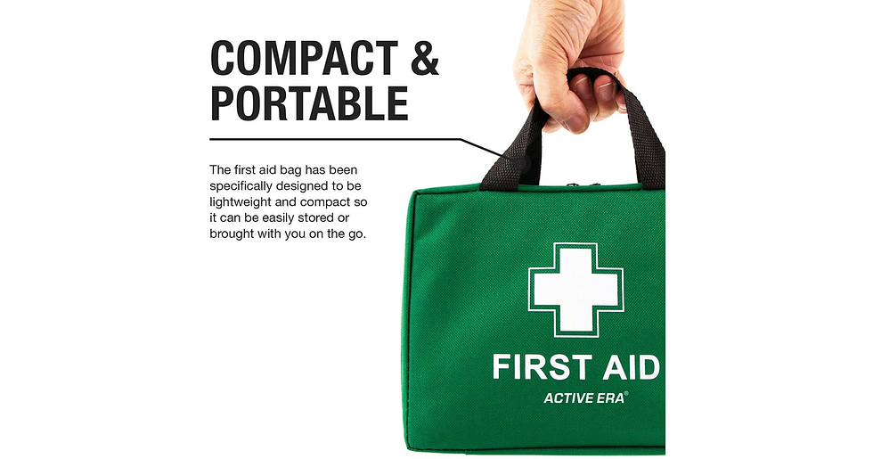 Thumbnail: 220 Piece Premium First Aid Kit Bag - Includes Eyewash, 2 X Cold (Ice) Packs and